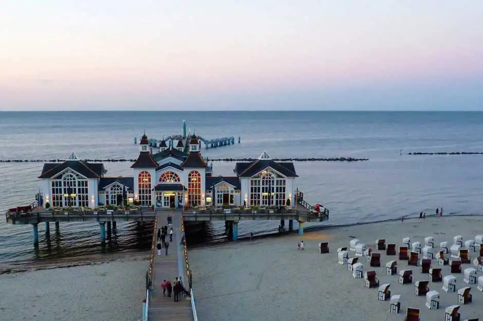 Baltic Sea resort of Sellin on Rügen