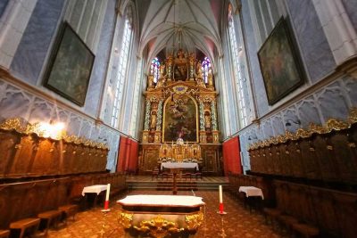 Altar room of the collegiate church