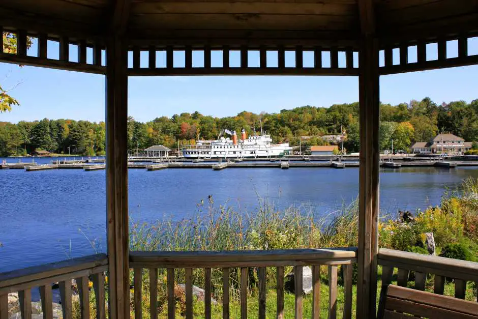 Aussichtspunkt auf die Seguin in Gravenhurst Muskoka