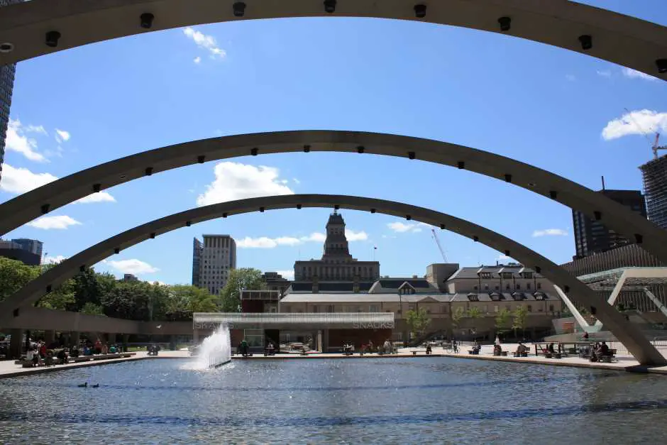 Looking towards University Avenue