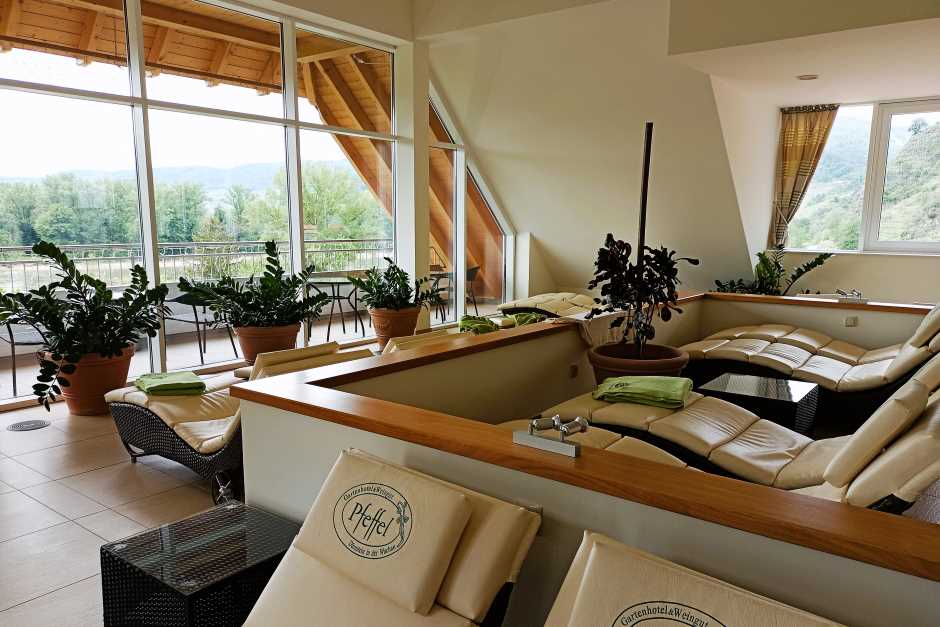 Relaxation room in the Pfeffel Wellness Hotel Wachau