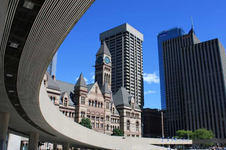 City Hall of Toronto - Old and New