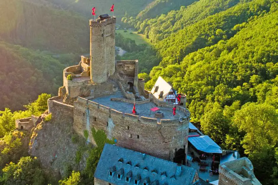 At the Ehrenburg in a side valley of the Moselle