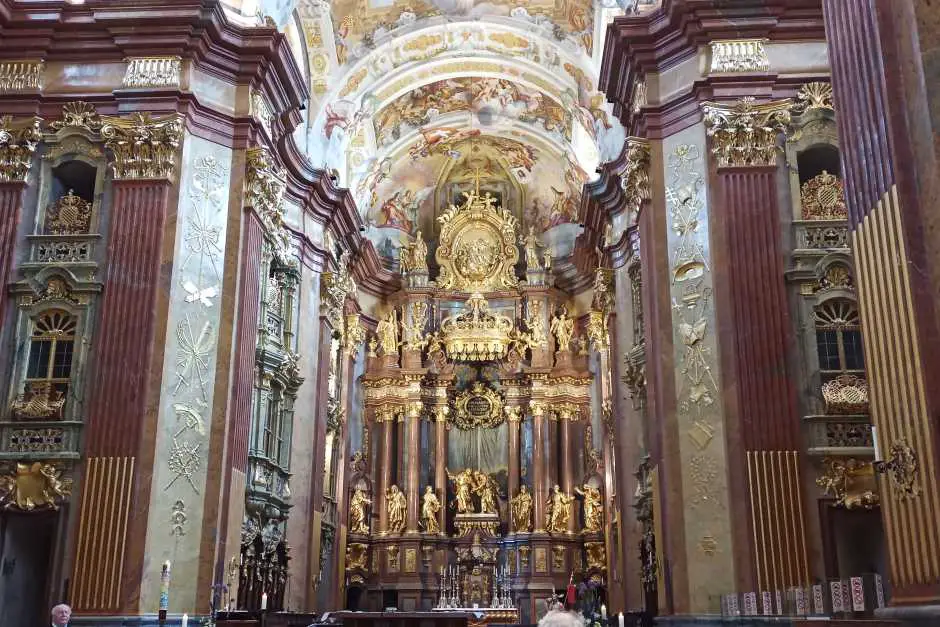 Altar room of the Melk Collegiate Church