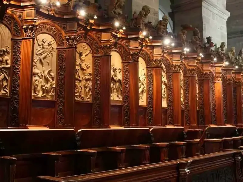 Choir stalls in the abbey Heiligenkreuz