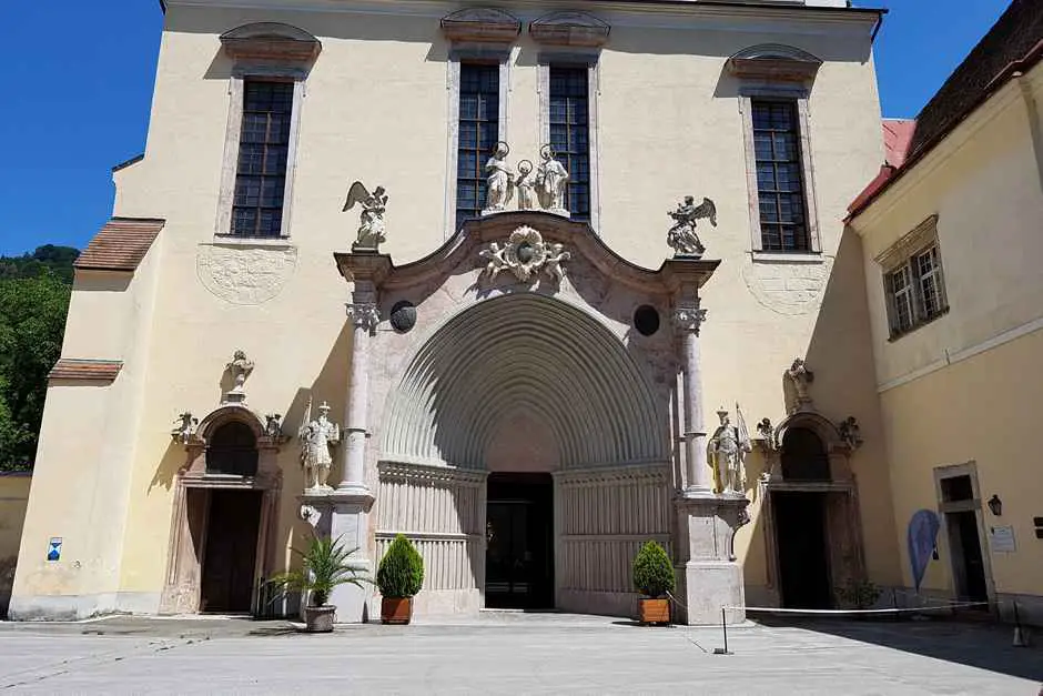 Entrance portal to Lilienfeld Abbey