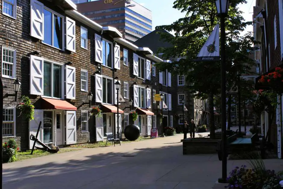 Halifax waterfront - capital of the province of Nova Scotia in eastern Canada