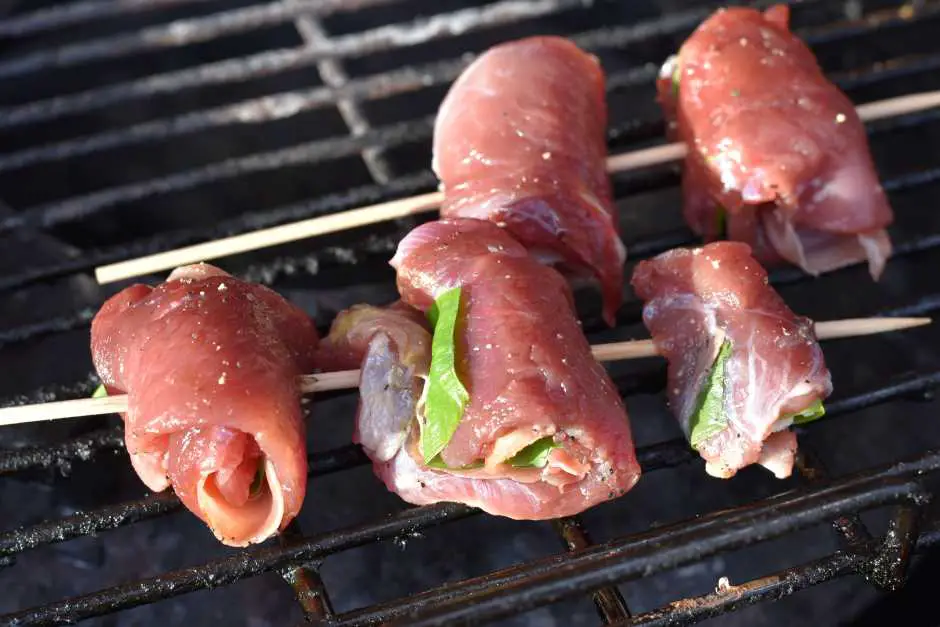 Venison roulades for venison grilling