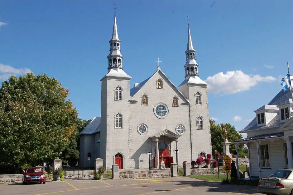 Eglise Cap Santé on the King's Road from Montreal to Quebec City