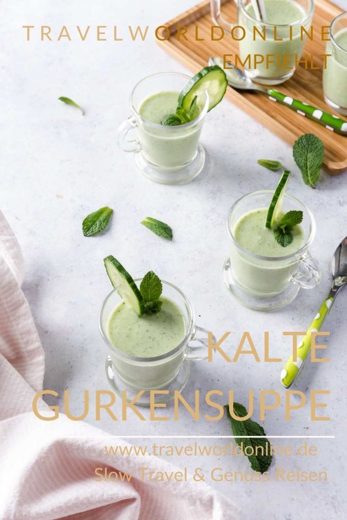 Kalte Gurkensuppe © Céline de Cérou / France Olive