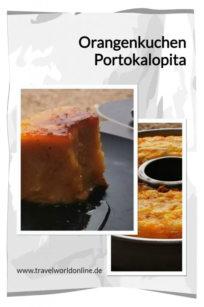 Orangenkuchen Portokaloptia