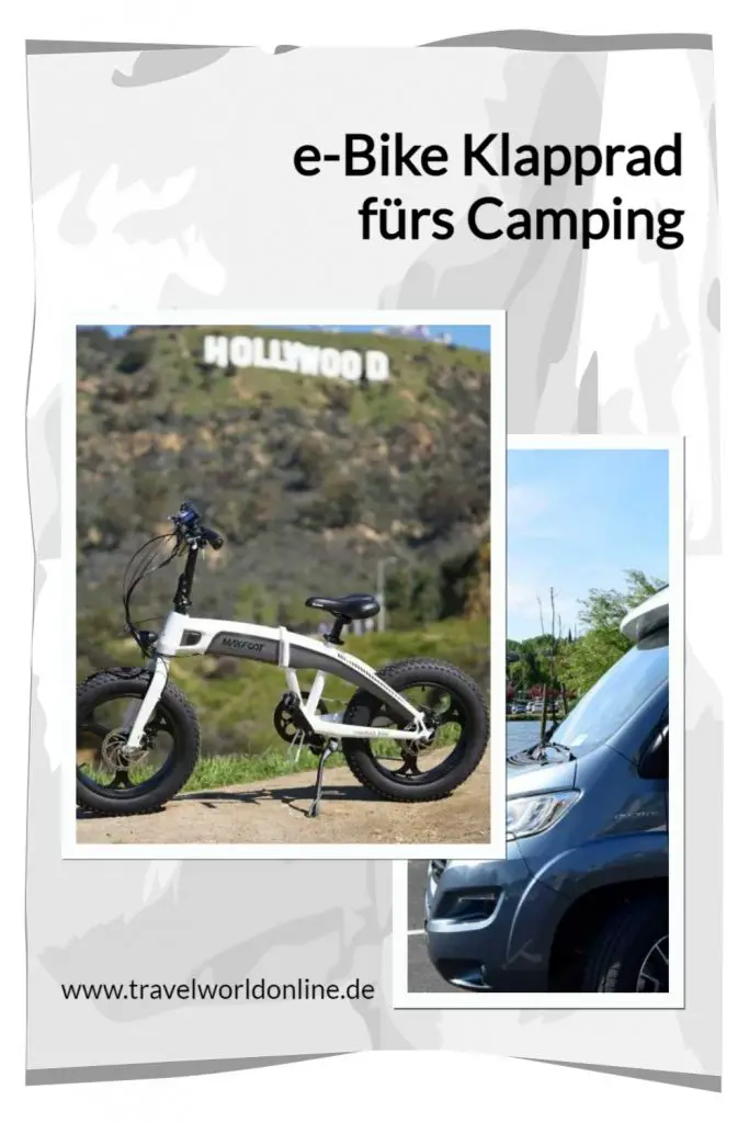 E-bike folding bike for camping