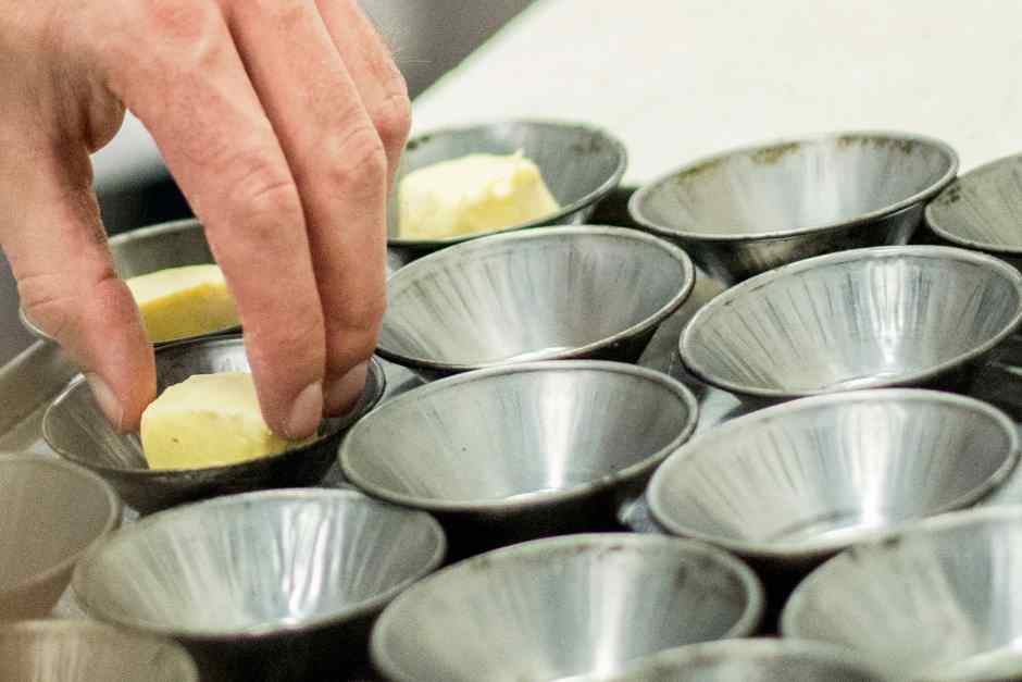 Pasteis de Nata Teig in Muffins Form