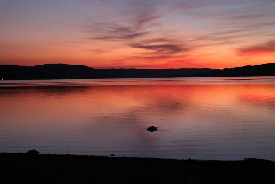 Lake Constance near the island of Reichenau