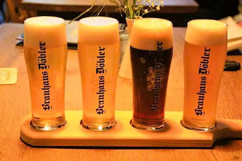 Ein Brättla in der Brauerei Döbler in Bad Windsheim