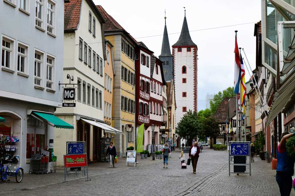 Karlstadt in der Weinregion Franken