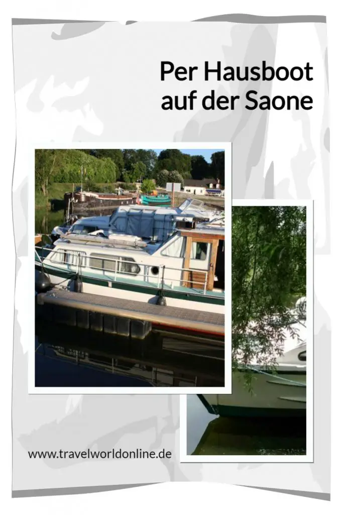 Per Hausboot auf der Saone