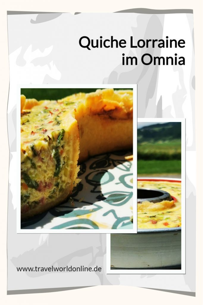 Bake Quiche Lorraine in the Omnia