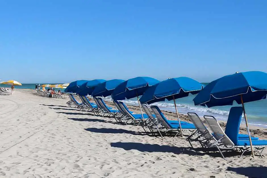 Beach life in Miami Beach