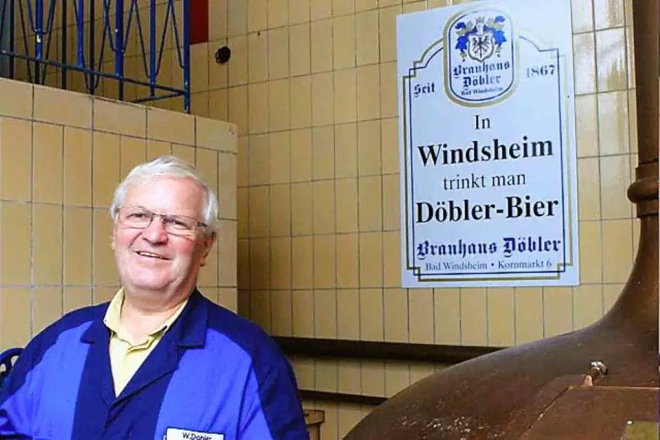 Wilhelm Döbler III. betreibt die Brauerei Döbler Bad Windsheim in vierter Generation