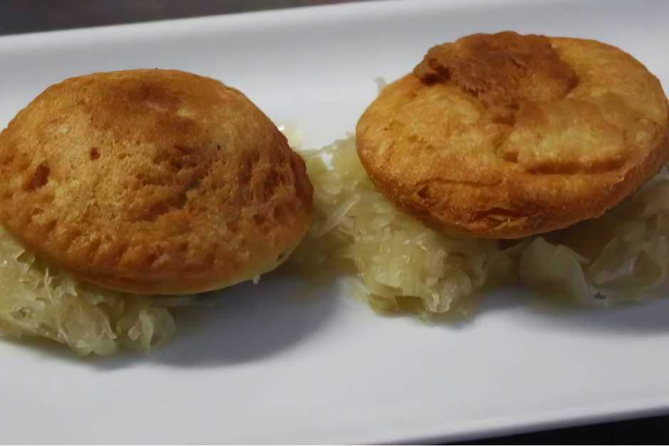 Fleischkrapfen auf Sauerkraut - Österreichisch kochen lernen