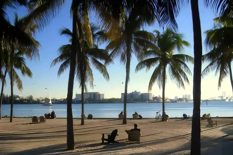 Miami im Dezember und Januar