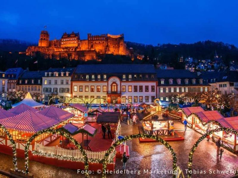 Weihnachtsmarkt in Heidelberg 2022