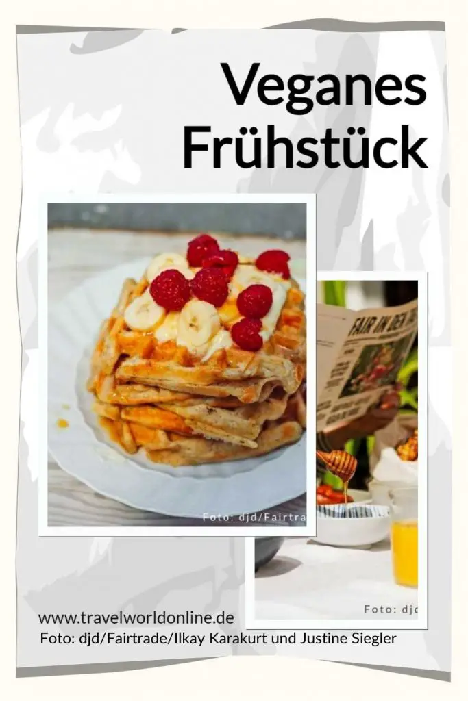 Veganes Frühstück essen