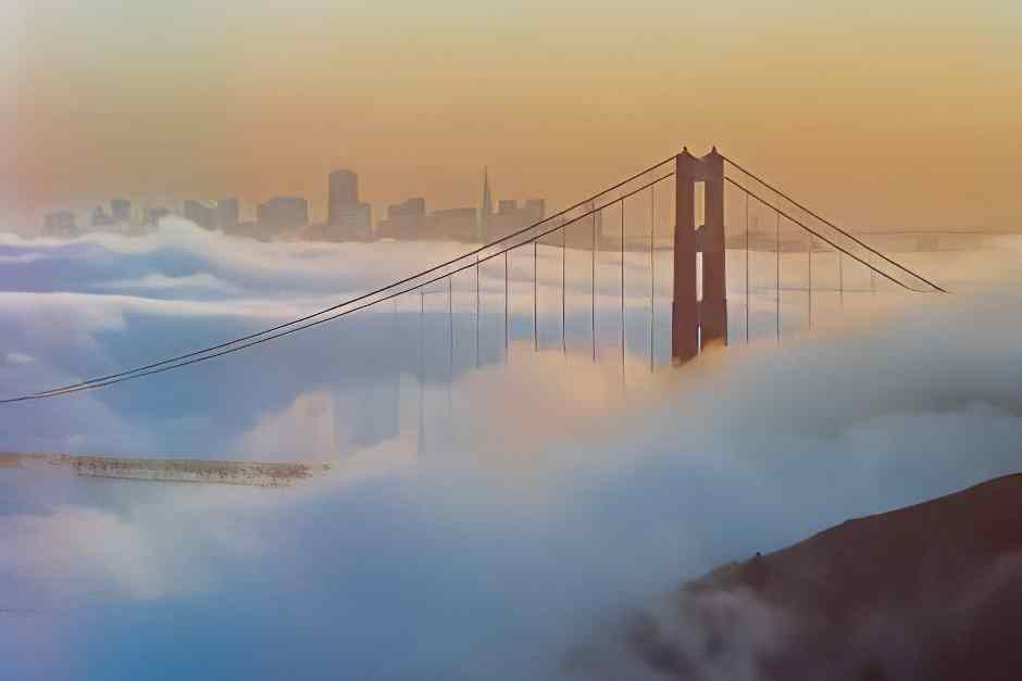 Golden Gate vom Mount Tamalpais