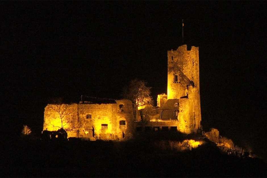 Landshut castle ruins in Bernkastel-Kues