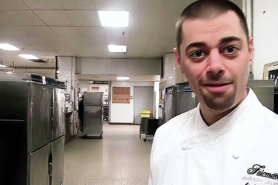 Executive Chef Louis Simard at the Chateau Laurier Hotel in Ottawa