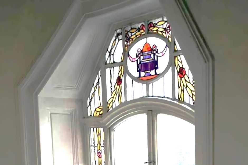Art Nouveau decorative window