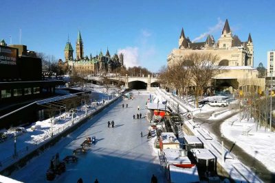 Winterlude Ottawa vacation in the winter