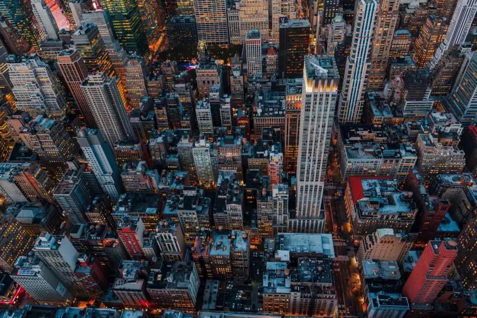 The view from the Empire State Building