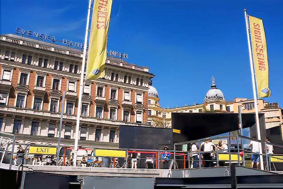 Many boat tours leave from Strömgatan