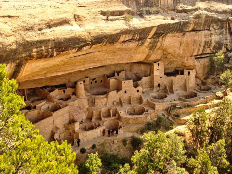 Cliff Palace in Mesa Verde National Park Colorado