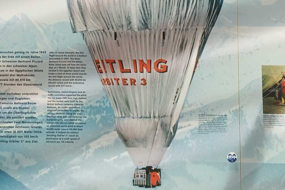 Breitling Orbiter 3 - circumnavigation of the earth in a balloon