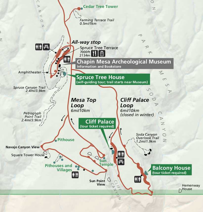 Hiking Trails Mesa Verde National Park Chapin Mesa