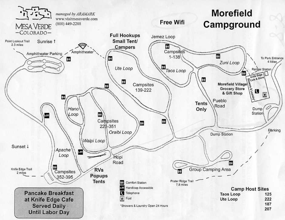 Mesa Verde National Park Hiking Trails at Morefield Campground