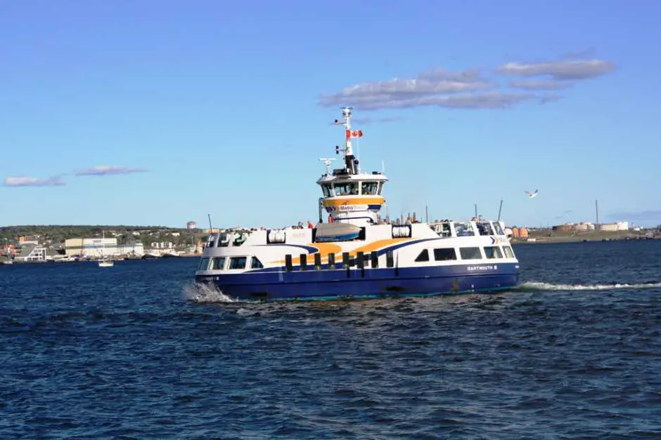 Dartmouth Ferry near Halifax Marriott Harbourfront Hotel