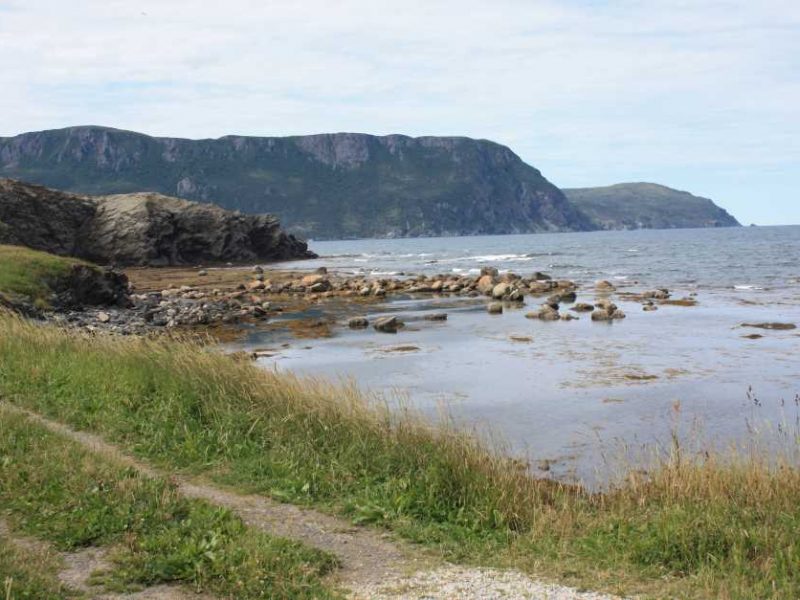 Hiking by the sea in Gros Morne National Park