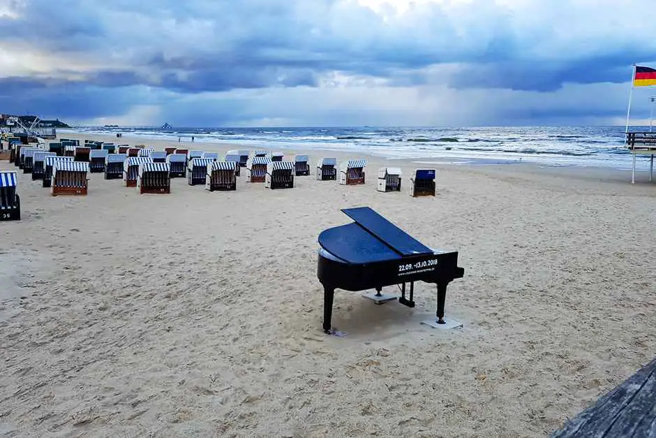 Piano on the beach - Usedom Island attractions