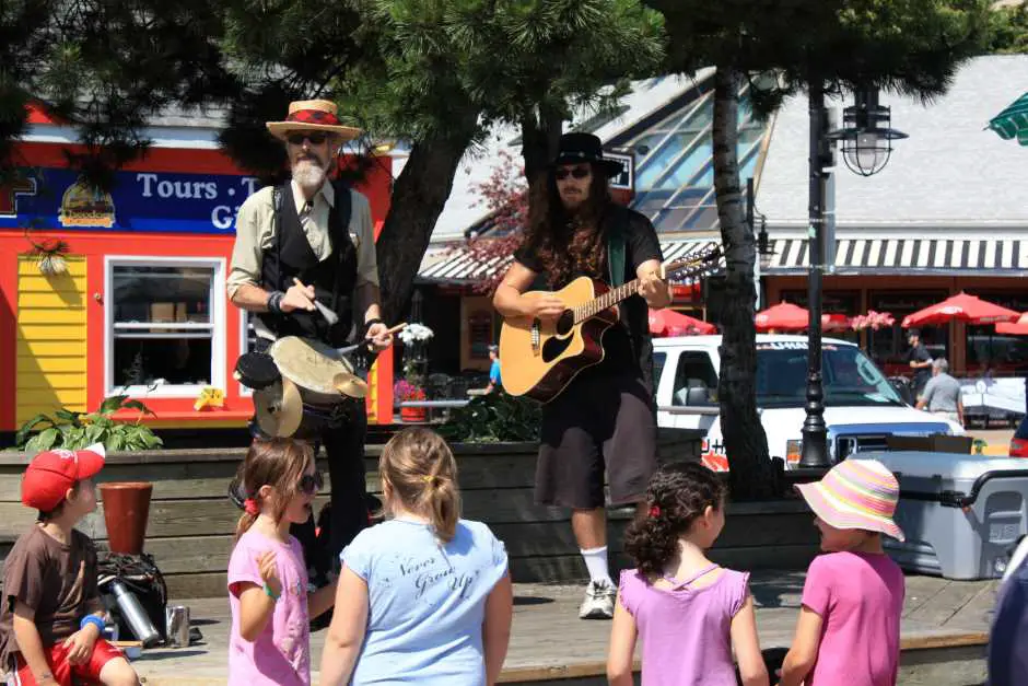 Fun with kids on the waterfront