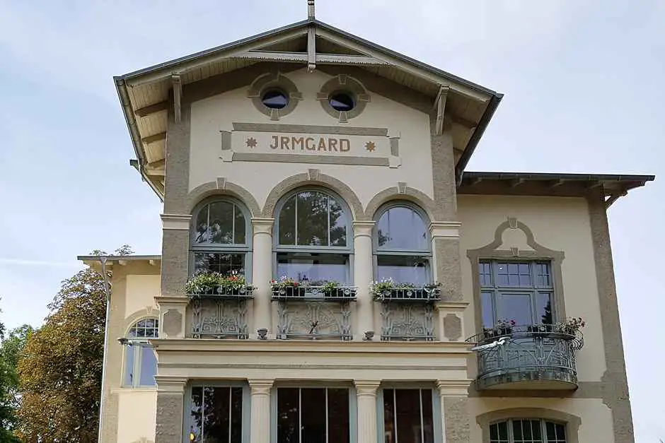 Villa Irmgard - nach Usedom reisen und eine der Usedom Sehenswürdigkeiten in einem der Kaiserbäder entdecken