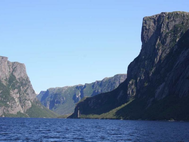 Western Brook Pond in Gros Morne National Park