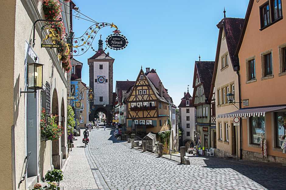 Rothenburg ob der Tauber - schönste Kleinstadt in Bayern