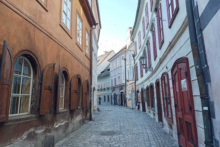 Ein Spaziergang durch die Gassen von Cesky Krumlov