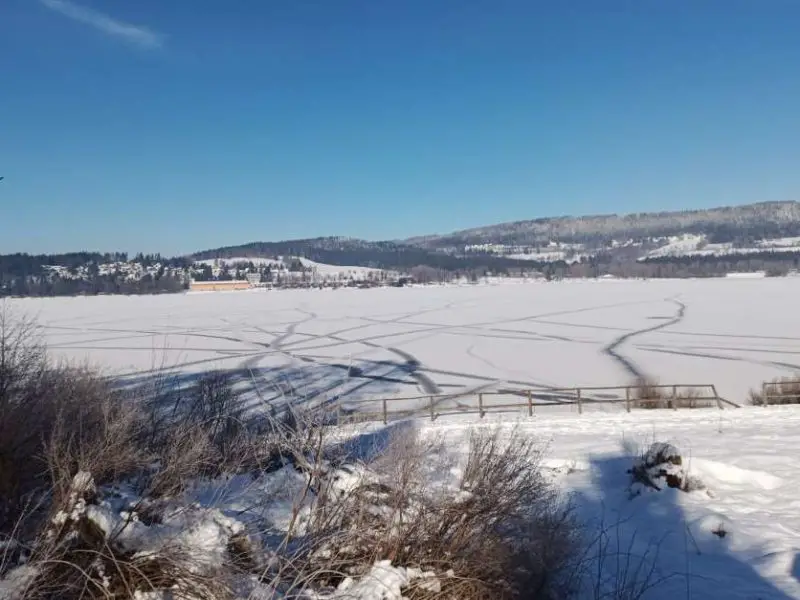 Lipno at the Lipno reservoir in the Czech Republic