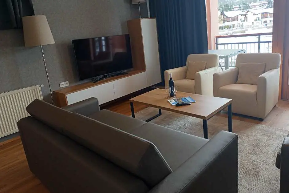 Sitting area in the Landal Marina Lipno Comfort Suite
