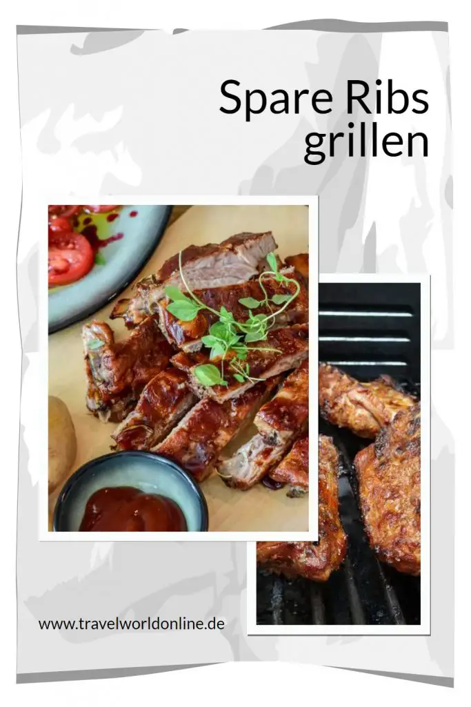 Grill spare ribs